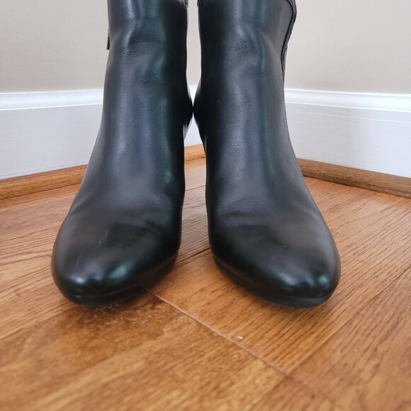 Anne Klein Akcaelina Black Ankle Bootie Size 10 - Picture 10 of 13